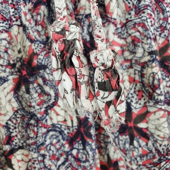 Sea 12 Kaleidescape Printed Quilted Embroidered Fish Dress - Picture 4 of 10